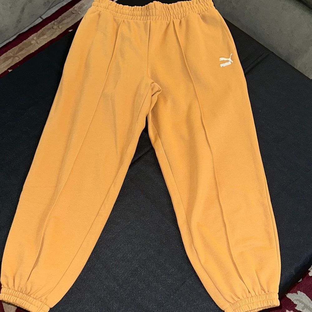Puma Sweatpants Desert Tan/Camel w/ Pockets Size Medium